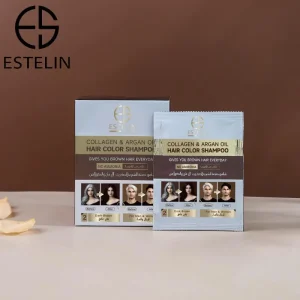 ESTELIN Hair Color Shampoo - Black & Brown Color