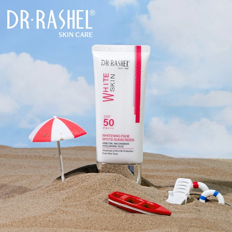 Dr Rashel Whitening Sunscreen Fade Spots SPF 50 PA+++ 50G