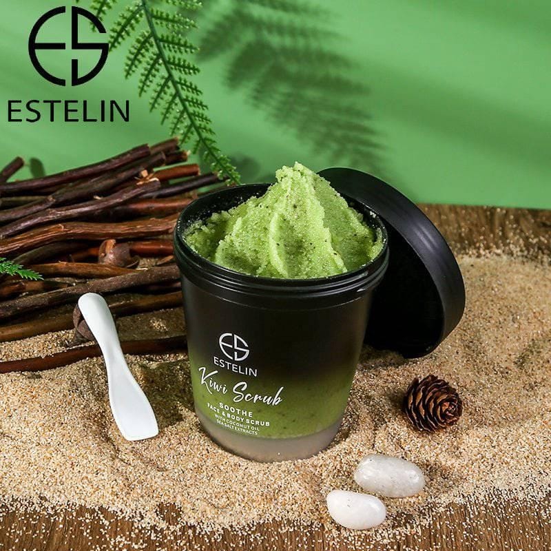 Estelin Kiwi Scrub Soothe Face & Body Scrub - 280g