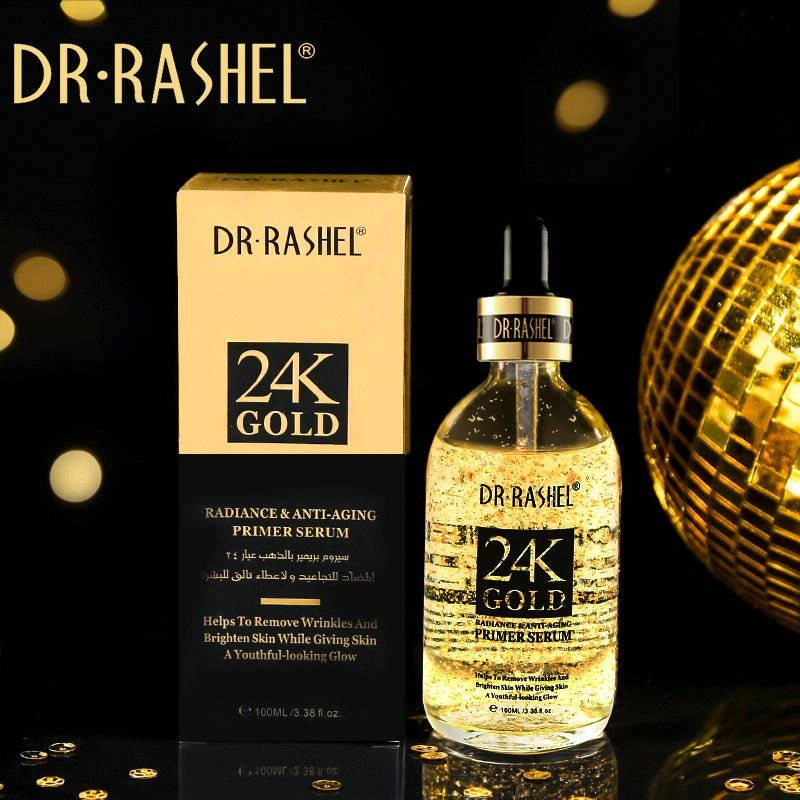 Dr Rashel 24K Gold Radiance & Anti Aging Primer Serum 100ml