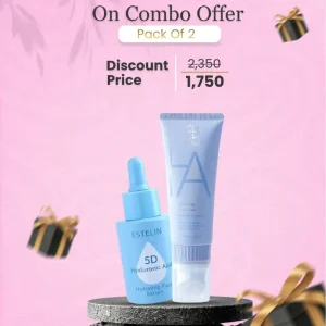 Pack Of Two Estelin Hyaluronic Acid Face Wash & Estelin 5D Hyaluronic Acid Face Serum