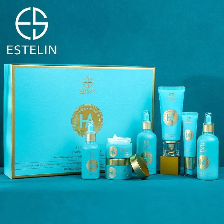 Estelin Hyaluronic Acid Skin Care Set Hydrating & Vitalizing 7 Piece Set
