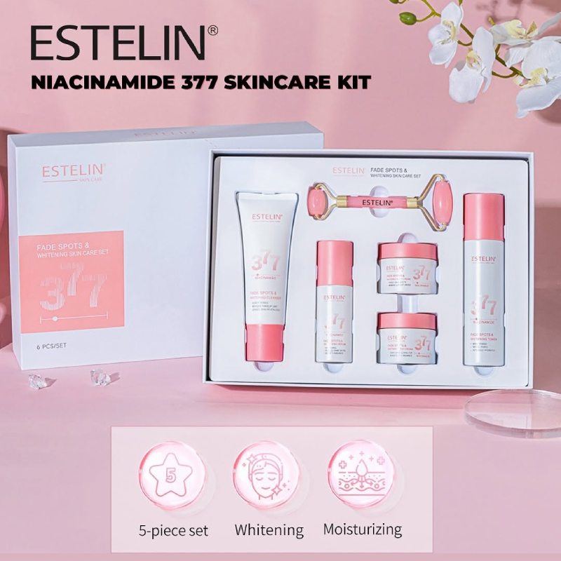 Estelin Niacinamide Fade Spots & Whitening Skin Care Set