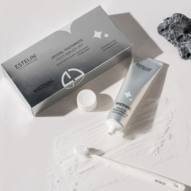 Estelin Crystal Whitening Toothpaste Toothbrush