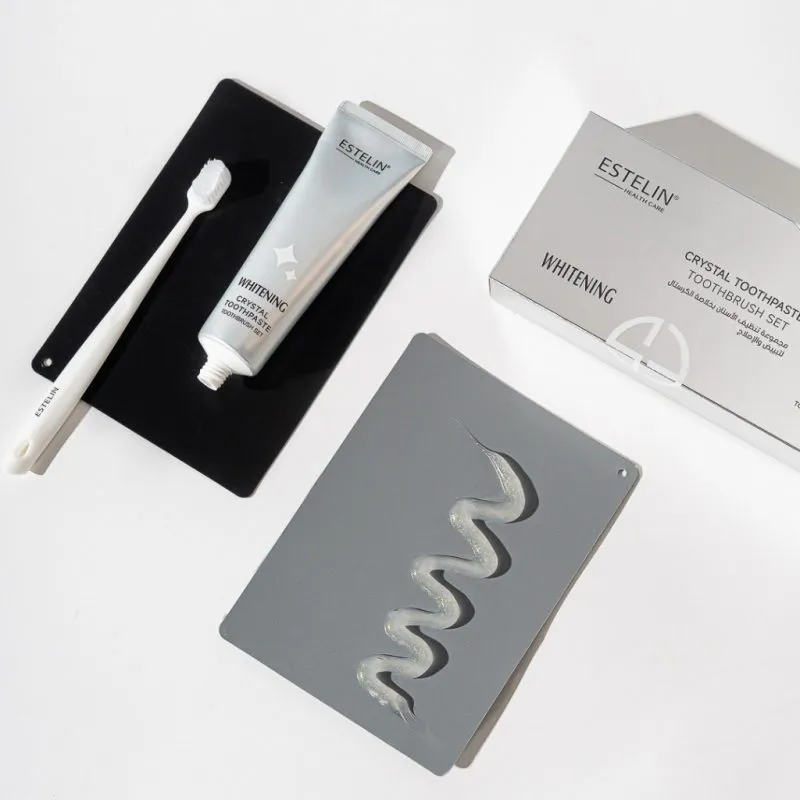 Estelin Crystal Whitening Toothpaste Toothbrush