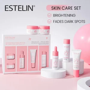 Estelin Niacinamide Fade Spots & Whitening Skin Care Travel Set