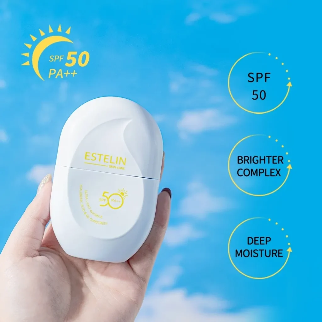 Estelin Ultra Light Invisible Hyaluronic Acid & b5 Sun Screen